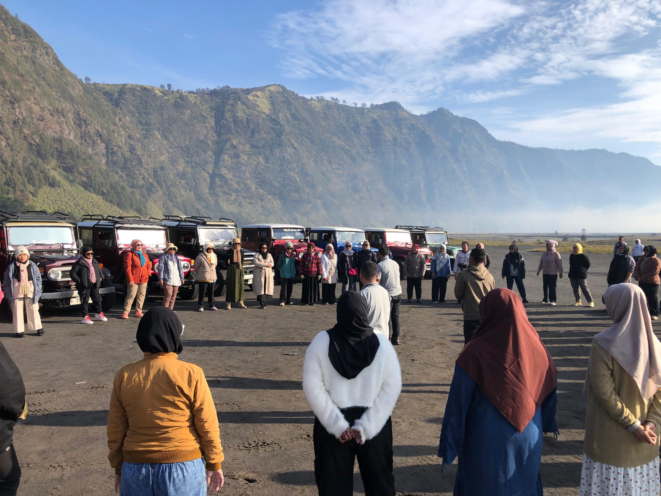 outbound sekolah di Bromo